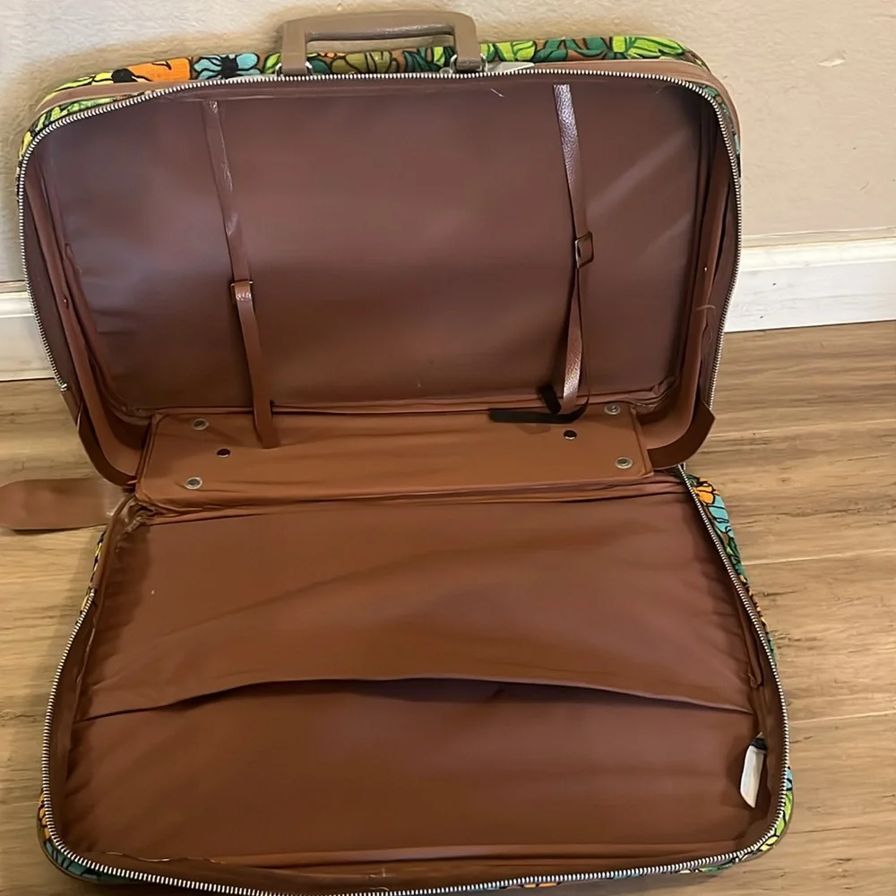 Vintage Tiny Sleep over Bag Flower Suitcase - Picture 4 of 4